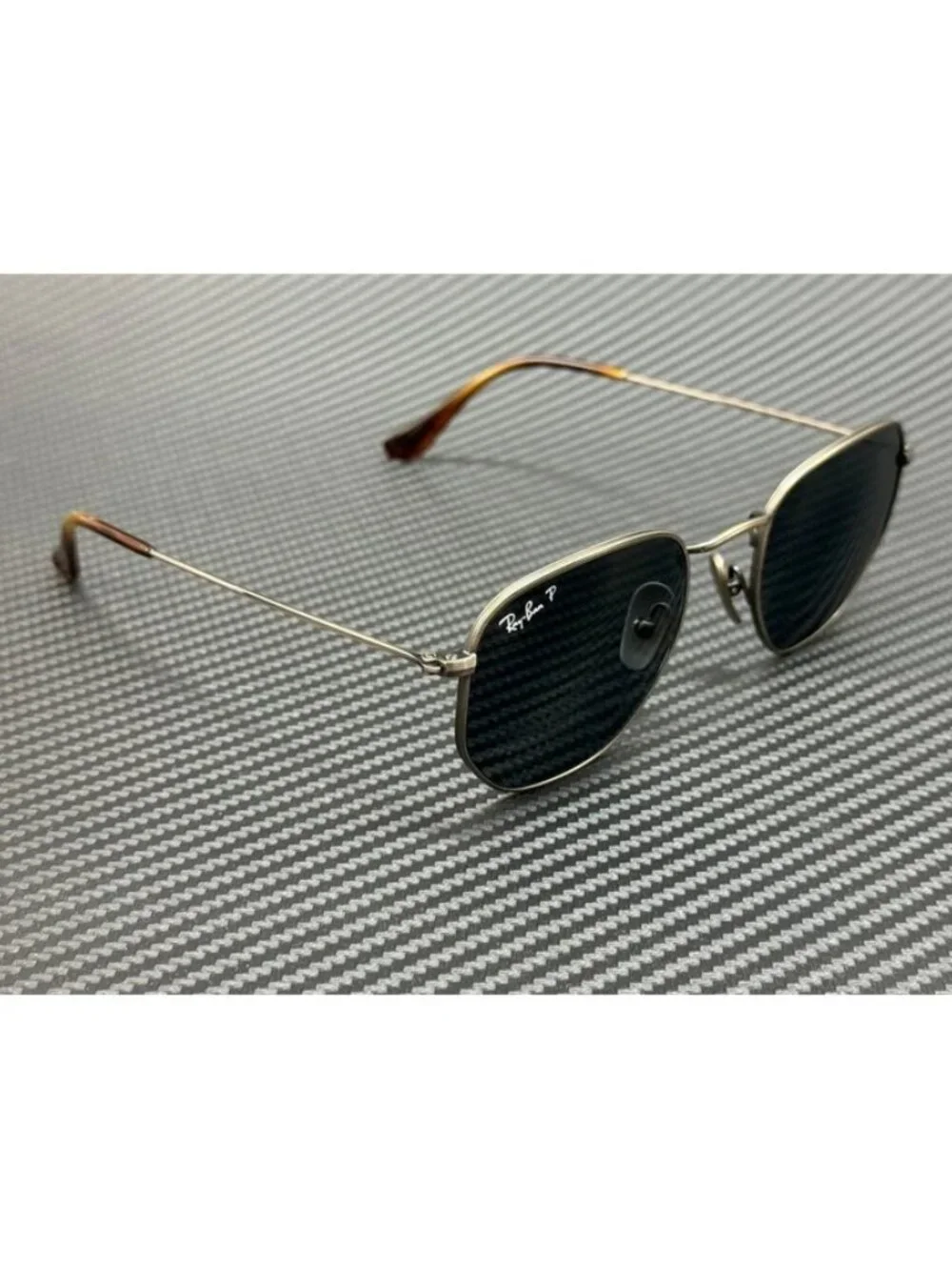 New Ray-Ban Men Gunmetal Titanium Sunglasses 51-21-145